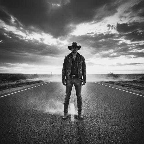 SOLITARY MARCH THROUGH TEXAS FIRE